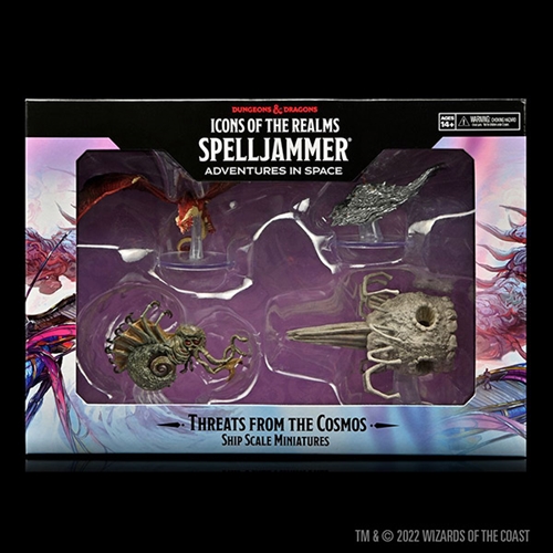 DnD - Threats from the Cosmos - Ship Scale Miniatures - Spelljammer - Icons of the Realms Premium DnD Figur